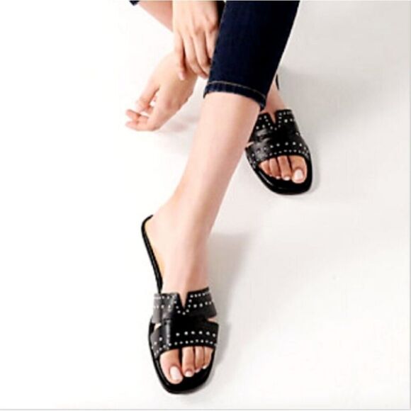 🆕🎉Nine West Studded Flat Sandals - Picture 1 of 9